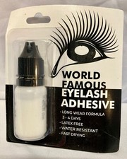 CAT World Famous Lash Adhesive 0.33oz - 3-4 Day Wear, Waterproof, Latex Free
