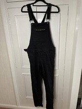 Black Forever 21 Denim Dungarees Small