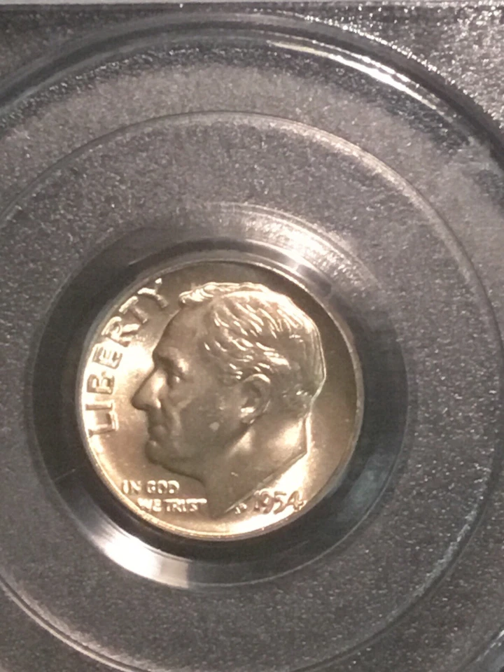 PCGS MS66 1954 P FDR 10 Cent Silver Combine Ship Fee Bonus Coin Lot - Image 2 of 4