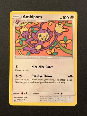 Ambipom 170/236 | Uncommon | Sonne und Mond Kosmische Finsternis