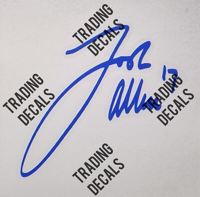 Josh Allen Buffalo Bills Facsimile Signature Auto Vinyl Sticker Bills Mafia 6x3!