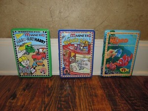 Magnetic activity & puzzle sets - lot of 3