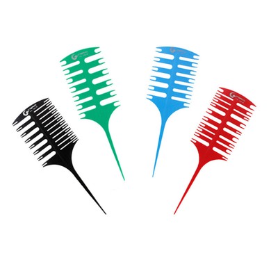 4pcs Kamm Haar Farbstoff Kamm Pinsel Haar Farbstoff Pinsel