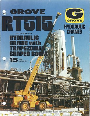 Equipment Brochure - Grove - RT515 - Hydraulic Crane Trapezoidal Boom  (E3716) 