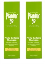 2x 250ml Plantur 39 Caffeine Shampoo Prevents and Reduces Hair Loss