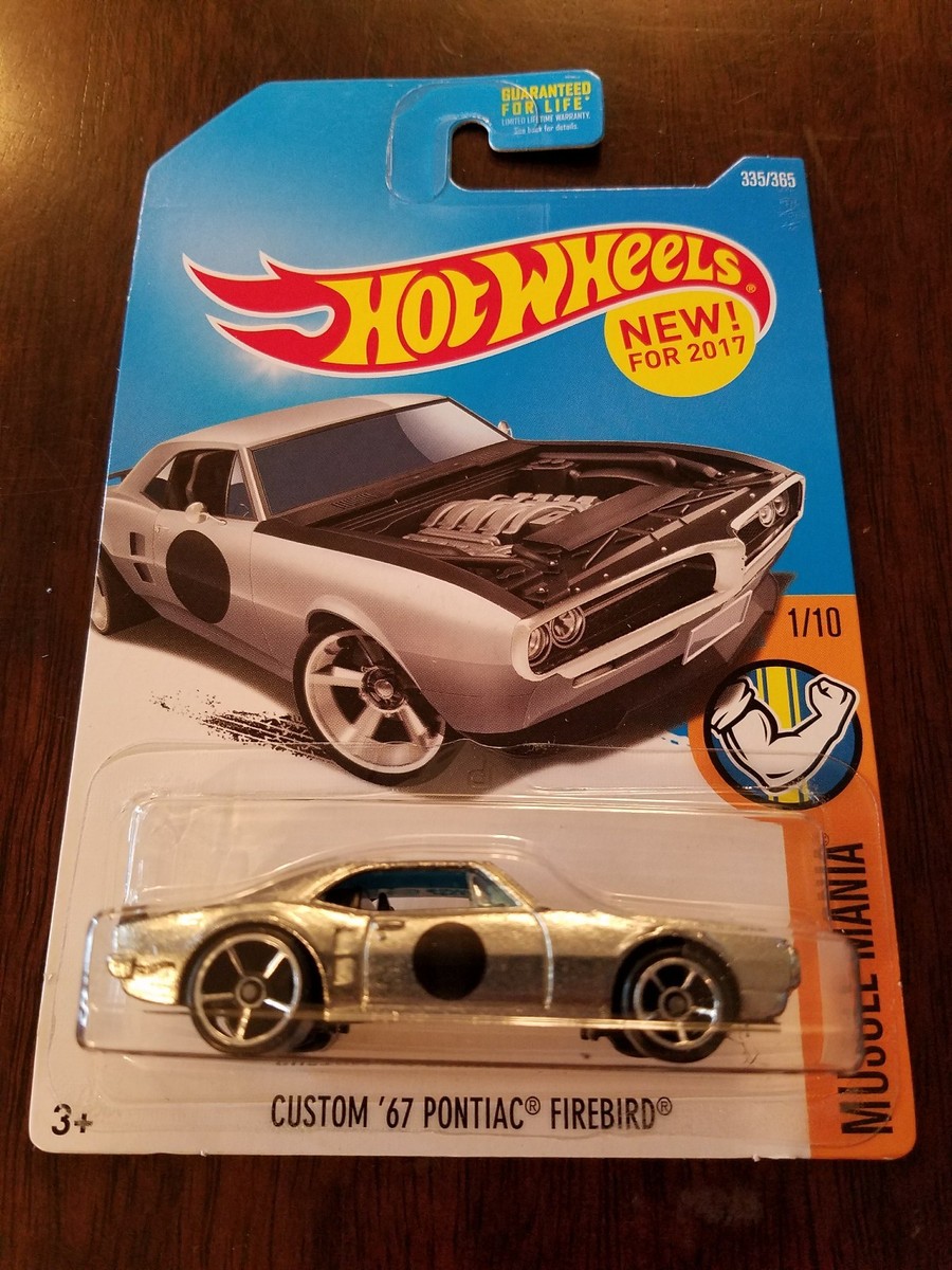 Hot Wheels 2017 Custom '67 Pontiac Firebird ZAMAC HW Muscle Mania