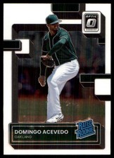 Domingo Acevedo 2022 Donruss Optic #94 Athletics MLB READ FREE SHIP AutographDen