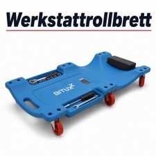 Produktbild - Werkstattrollbrett Montageliege Werkstattliege mit Ablage Blau BITUXX
