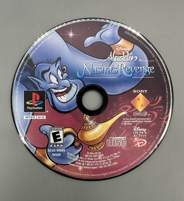 Disney's Aladdin in Nasira's Revenge Playstation PS1 Disc Only