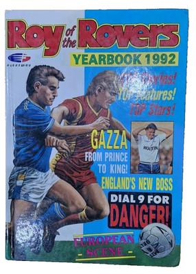 Roy of the Rovers Yearbook 1992, Annual, by Various, Gazza VGC Next Day Delivery