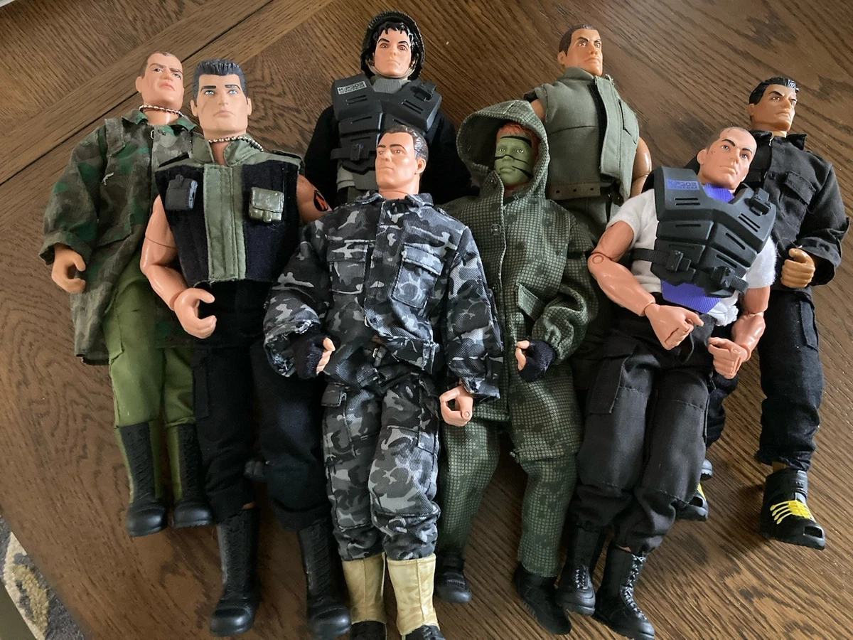 【未開封】1990年 THE CORPS！3-MEN Lanard/ GIジョー Vintage Lanard The Corps 3 3/4 Inch GI Joe Style Action Figure Lot