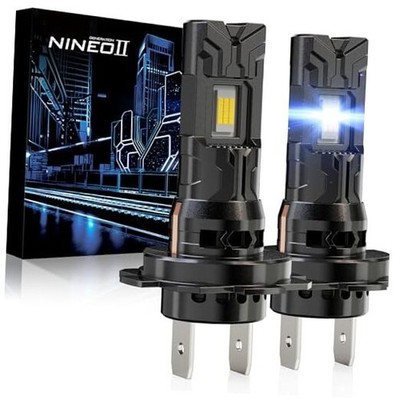  2026 Upgrade H 7 Fog Bulbs, 600% Brighter 6500K White, Fan-Cooled, No Adapter 
