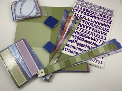 Colorbok ''Memories In Minutes'' Scrapbooking Kit w Paper, Cardstock Frames More