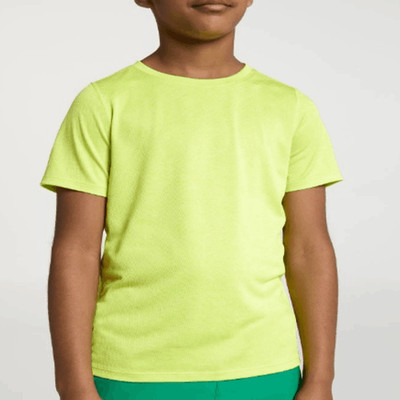 DSG boy's Movement Tee yellow pulse heather Size Small