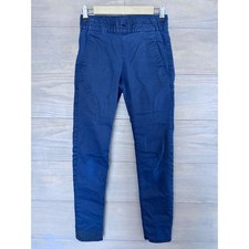 Pantalón Jogger Bevy Flog Shely Azul Marino Elástico Pana Talla 24