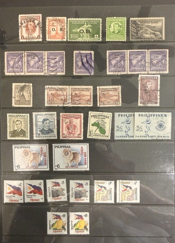 Philippines Stamps / USA Occupation of Philippines used And Mint. Unchecked