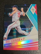 2018 Panini Chronicles - Phoenix Max Scherzer #4 Aqua Prizm 085/299