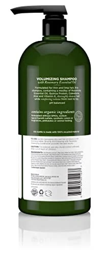 Champú de romero Avalon Organics, 32 fl oz Foto 3 de 4