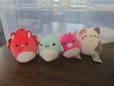 Squishmallows Stuffed Animal Mini Plush Squishville Toy Set of 4 B8 No box