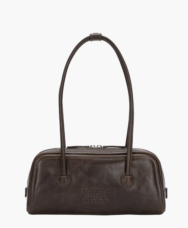 Marge Sherwood SOFT BOSTON EW_washed brown pull-up Korean Designer Bag