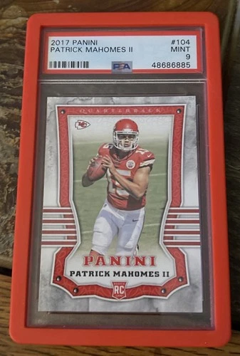 2017 Panini Patrick Mahomes II  #104 RC Rookie PSA 9 MINT