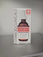 Advanced Clinicals 10% Glycolic Retexturizing Face Serum 1.75 Fl Oz (52mL)
