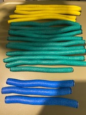 18 Soft Foam Cushion Hair Rollers Curlers Flexi Rods Hair Care Styling 3 Sizes