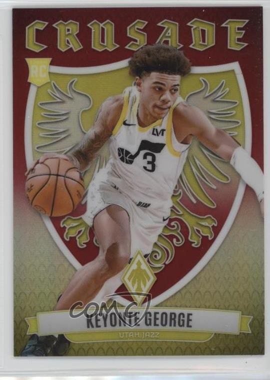 2023-24 Panini Phoenix Crusade Red 38/125 Keyonte George #20 Rookie RC 10yl