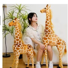 Soft Giraffe Plush Toy Cute Stuffed Animal Doll Kids Birthday Gift & Room Deco