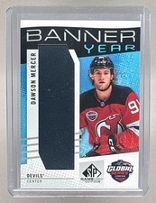 Dawson Mercer 2025 Upper Deck SP Game Used #BYGSC-DM 2024 Global Series Patch