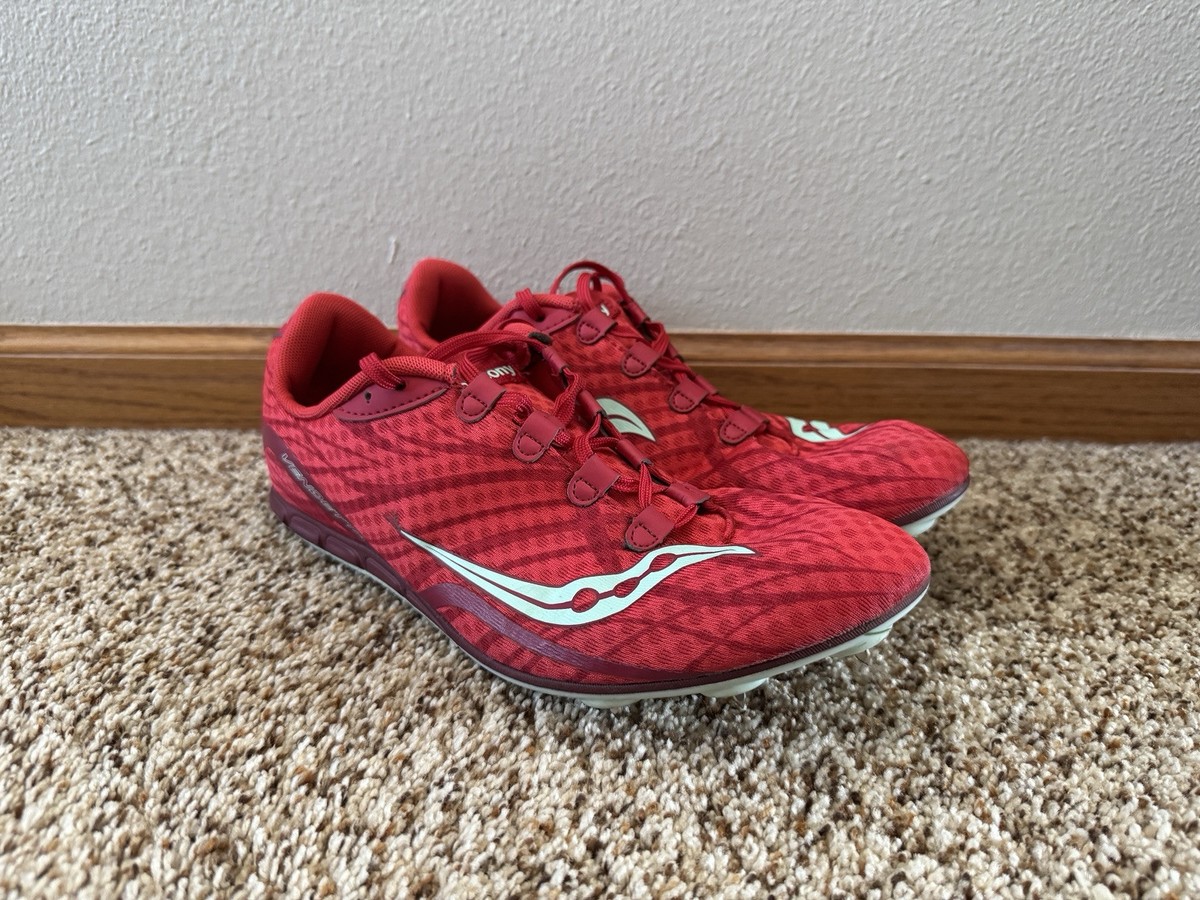 Saucony Vendetta Women's Running Shoes cross country track spikes Pink,  Size 11W