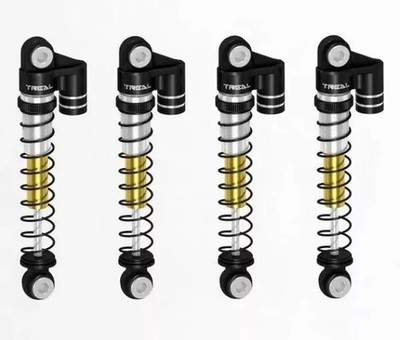 TREAL FMS FCX24 Shocks 43mm Threaded Tele Double Barrel Shocks (4) X0039ESTT