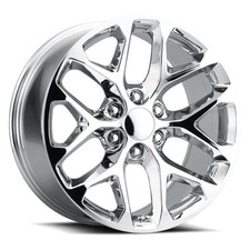 Voxx Replica Snowflake Wheels 20x9 27 6x139.7 78.1 Chrome Rims Set Of 4 Voxx Replica Snowflake Wheels 20x9 27 6x139.7 78.1 Chrome Rims Set Of 4