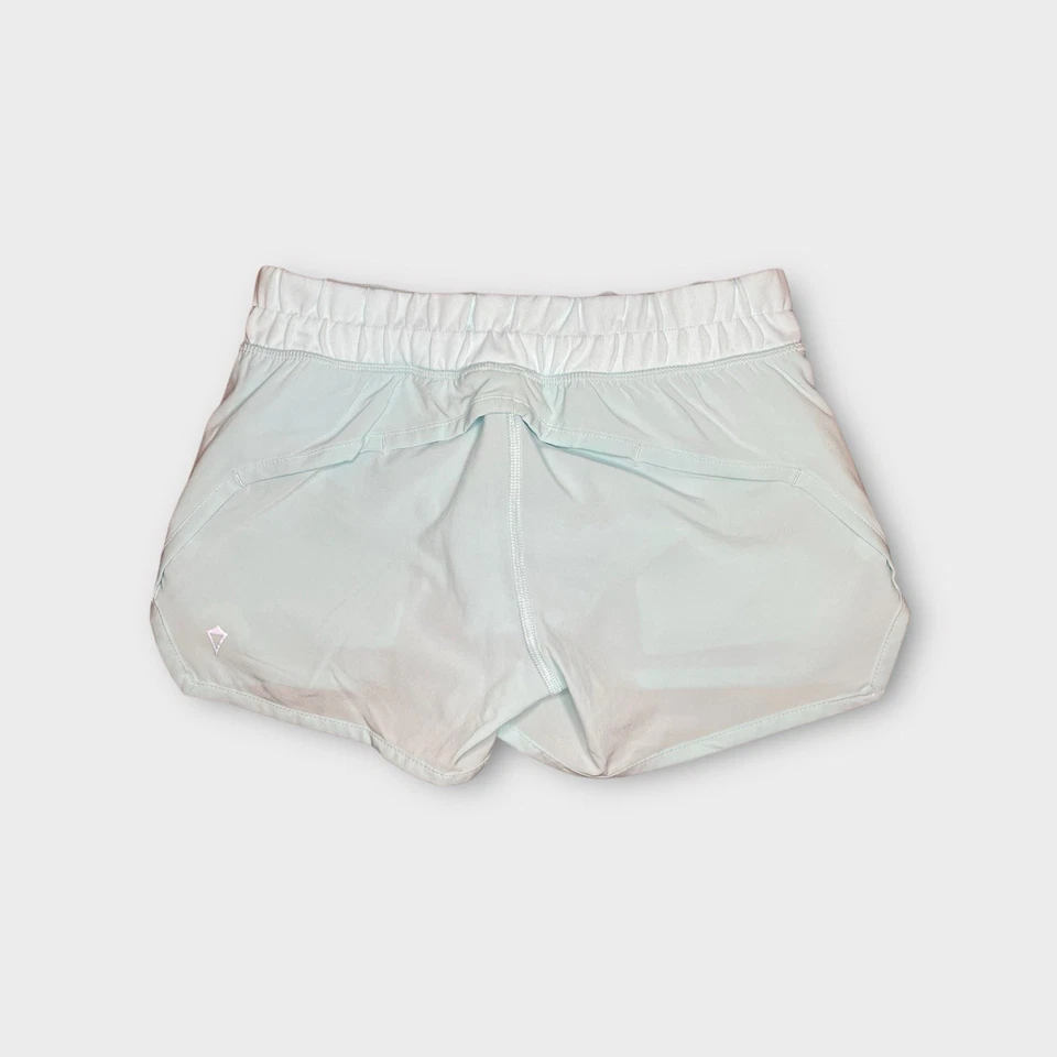 Pantalones Cortos Ivivva By Lululemon Azul Gráfico Rayo Stride Foto 3 de 4