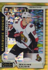 Maxime Lajoie OPC Platinum 2018-19 Hockey Seismic Gold /50