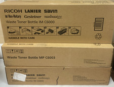 Lot of 3 Ricoh 418425 IM C6000 M974-84 Waste Toner Bottle Genuine New OEM