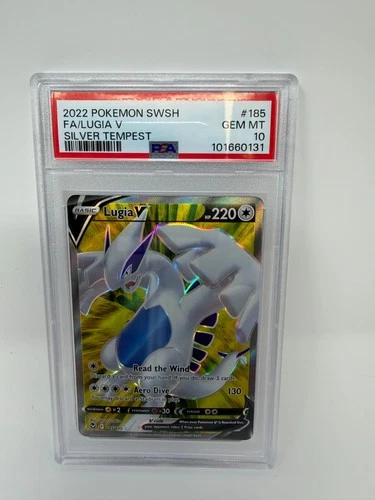 Pokemon Lugia V #185 Pokemon Silver Tempest PSA 10