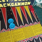 Vintage Milton Bradley Chess, Checkers, Acey-Ducey, Backgammon Board Game 3 In 1 — photo 4