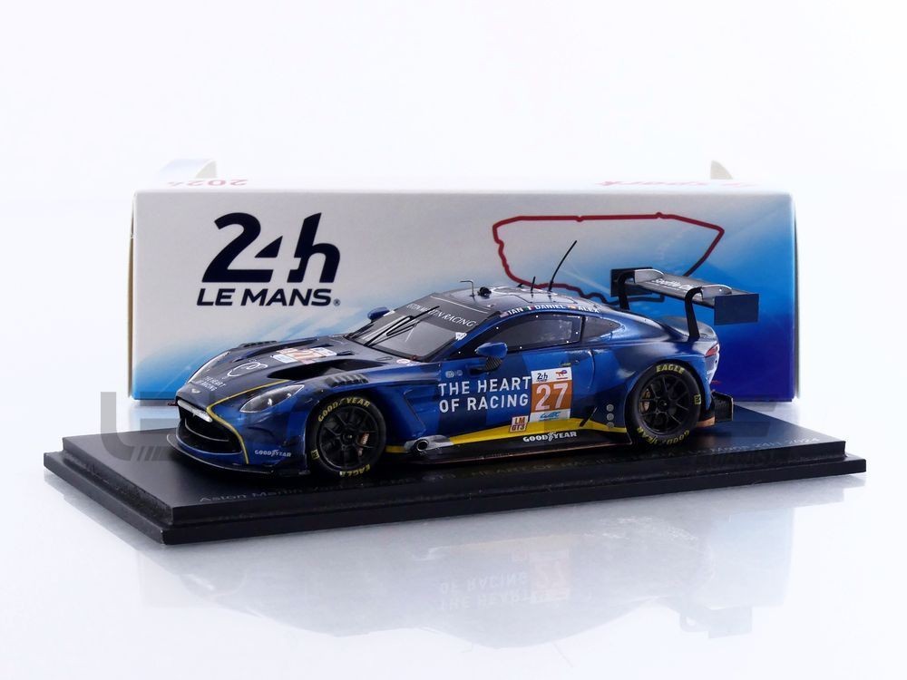 Aston Martin Vantage AMR GT3 Le Mans 2024 voiture de course miniature Spark 1/43 S9146