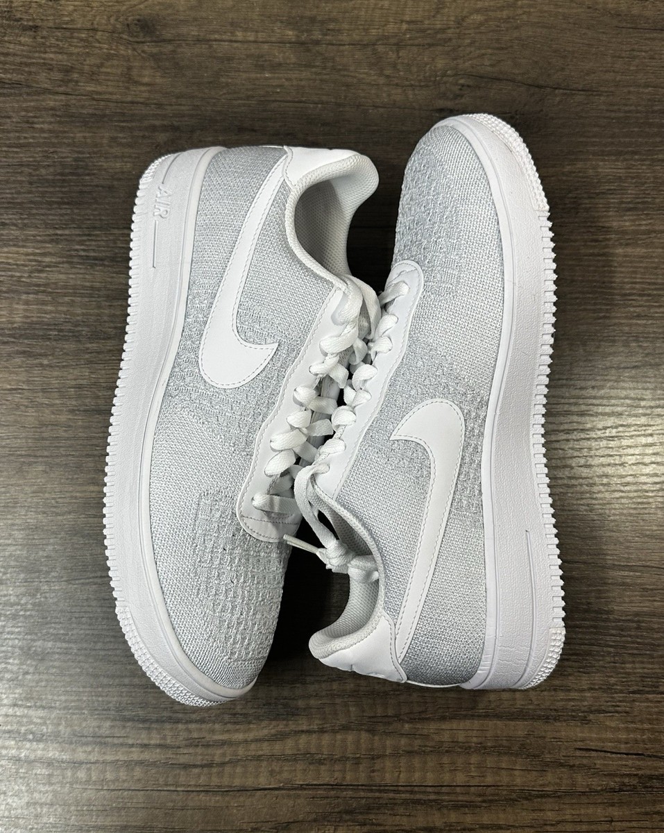Nike Air Force 1 Flyknit 2.0 Low Pure Platinum AV3042-100 Men's