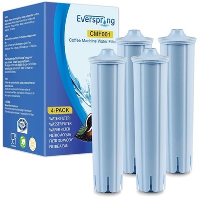 Wasserfilter Kaffeevollautomat Aktivkohle, NSF, 4 Stück, kompatibel mit Blue,...