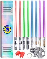 Light Up Chopsticks set 4 PAIRS Star War Theme LED Glow Sticks mixed
