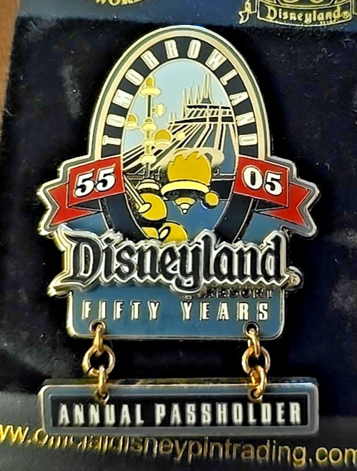DLR Passholder Exclusive - Fifty Years Collection Tomorrowland Disney Pin Le2005