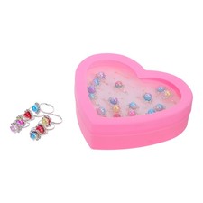 Girls Imitation Pearl Ring Kids Play Rings Box Dress up Birthday