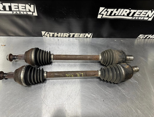 01-04 CORVETTE C5 Z06 OEM REAR CV AXLE PAIR DRIVER PASSENGER AXLES USED #L328