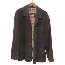 Burberry London Mens Vintage 90’s Brown Suede & Leather Jacket size 42 (11)