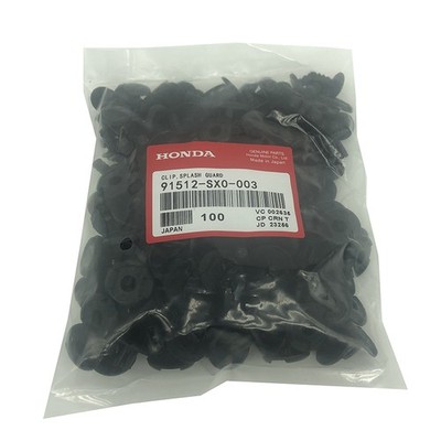 100X Push Type Clip Inner Fender Liner Splash Shield Retainer Fastener For Honda