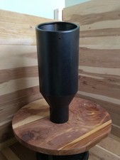 Diesel Truck Black Powder Coated Stainless Steel Exhaust Tip 4x8 Inches ... Diesel Truck Black Powder Coated Stainless Steel Exhaust Tip 4x8 Inches ...