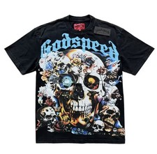 Godspeed Grey Short Sleeve Tee Size L Made In USA 100% Cotton