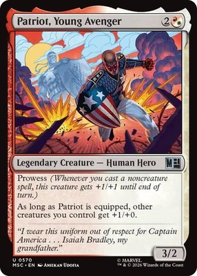 Patriot, Young Avenger - 570 - NM - Uncommon - Commander: Marvel Super Heroes